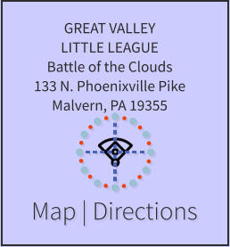 Map | Directions RADNOR SEPA Baseball North Wayne Park 144 Beech Tree Lane Wayne PA 19087