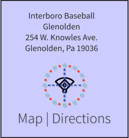 Map | Directions Westgate Baseball/Softball Genthert Field 46 Raymond Dr. Havertown, Pa 19083